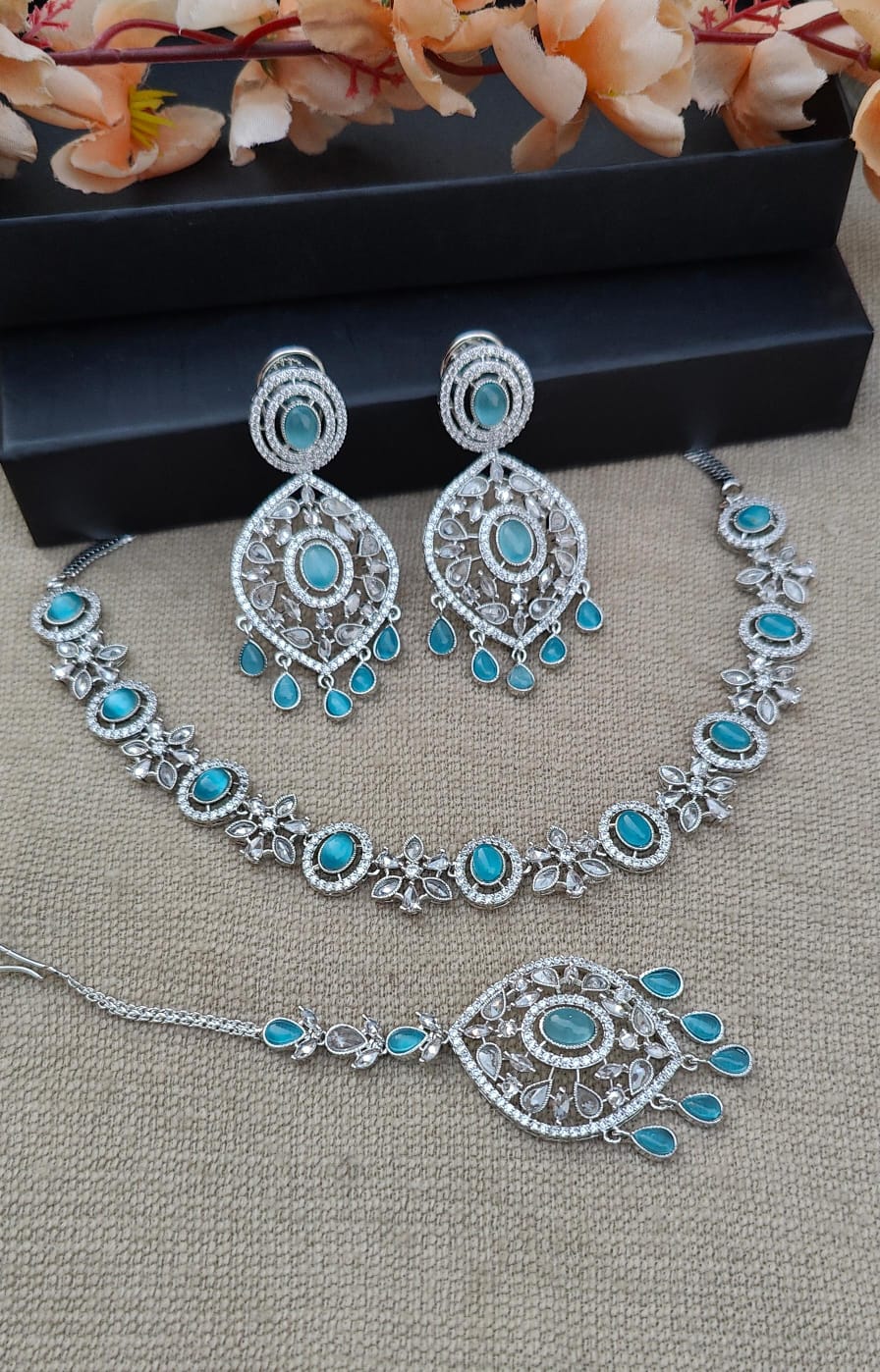 Shireen Polki AD Necklace Set