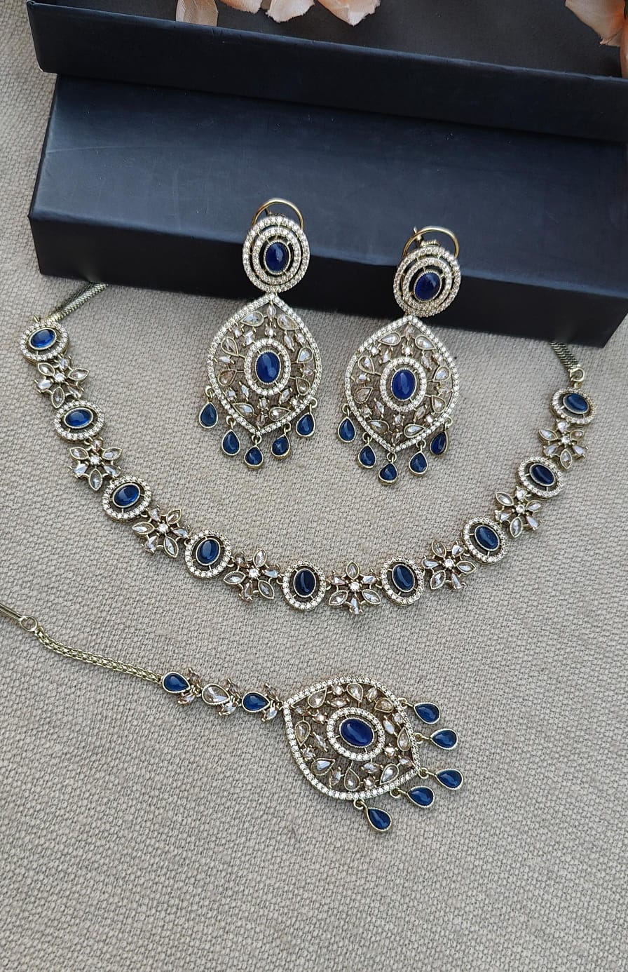 Shireen Polki AD Necklace Set