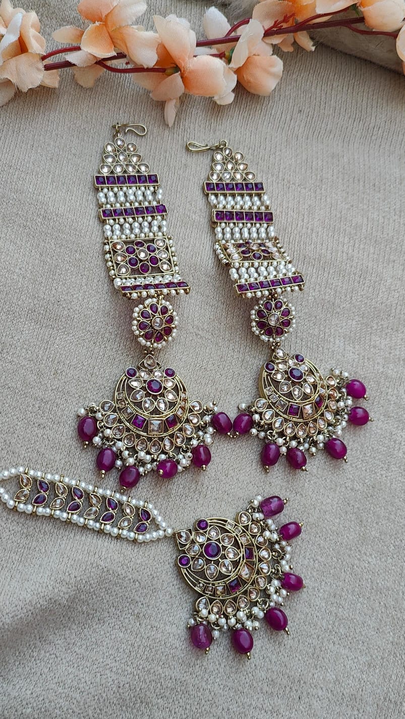 Supriya Polki Earrings Tikka