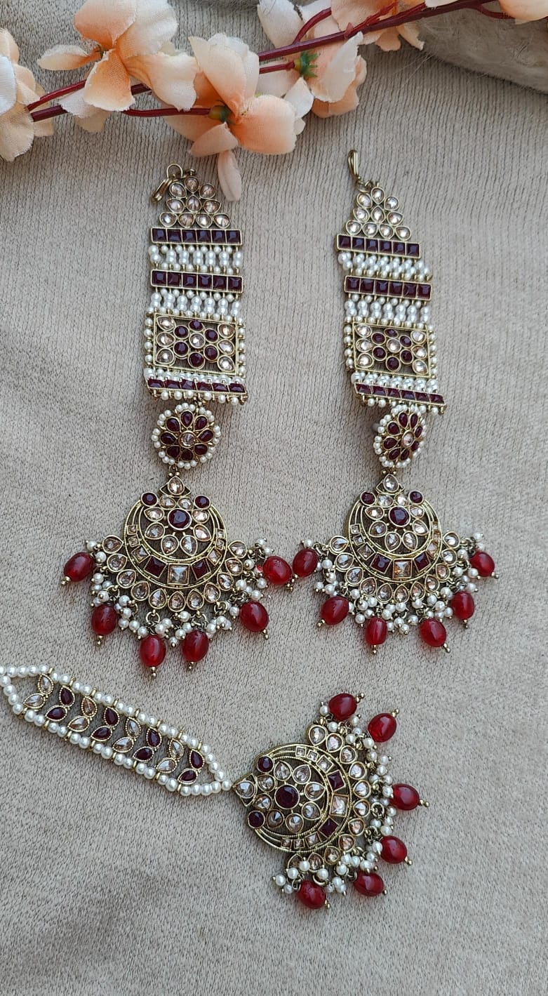 Supriya Polki Earrings Tikka