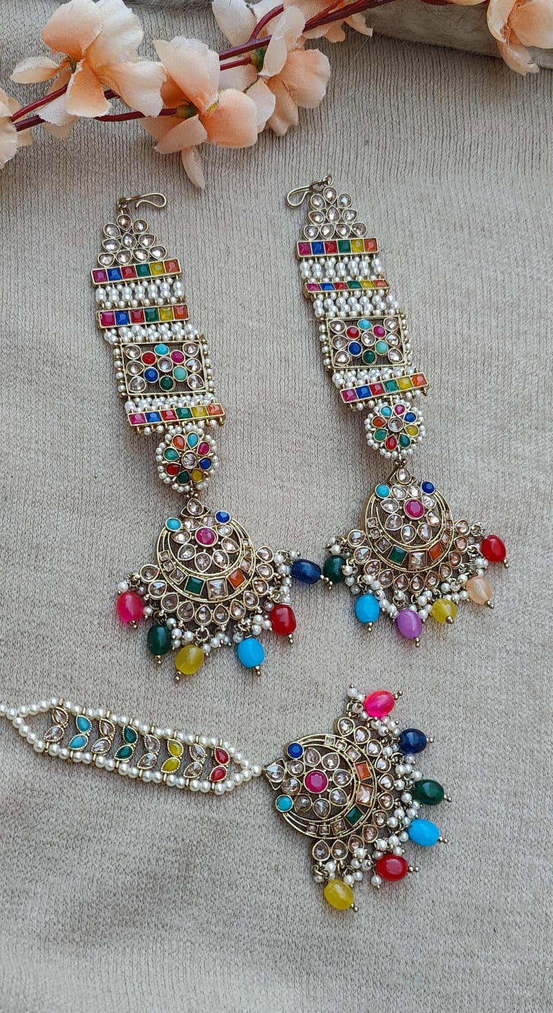 Supriya Polki Earrings Tikka