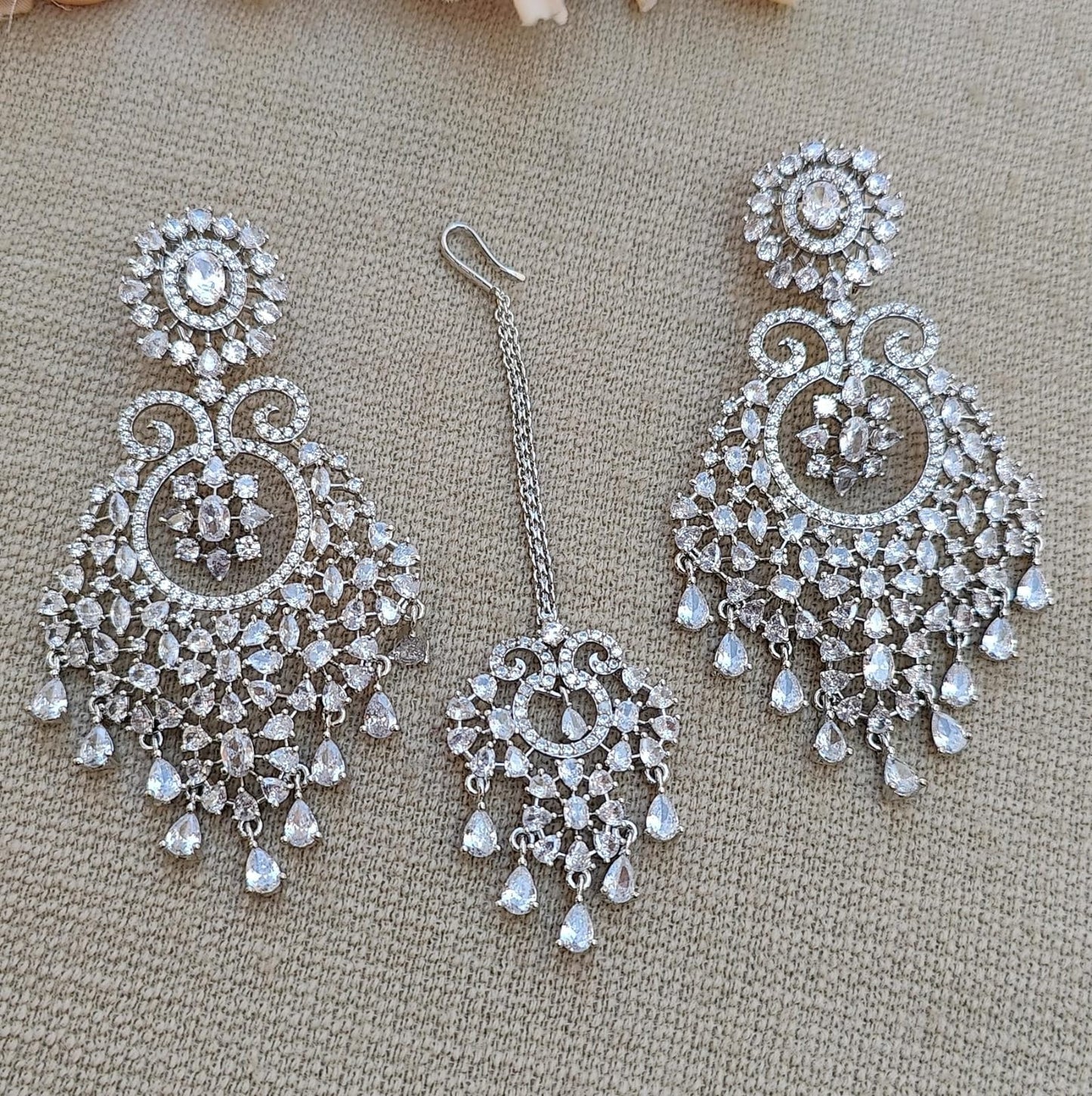 Girija AD Earrings Tikka