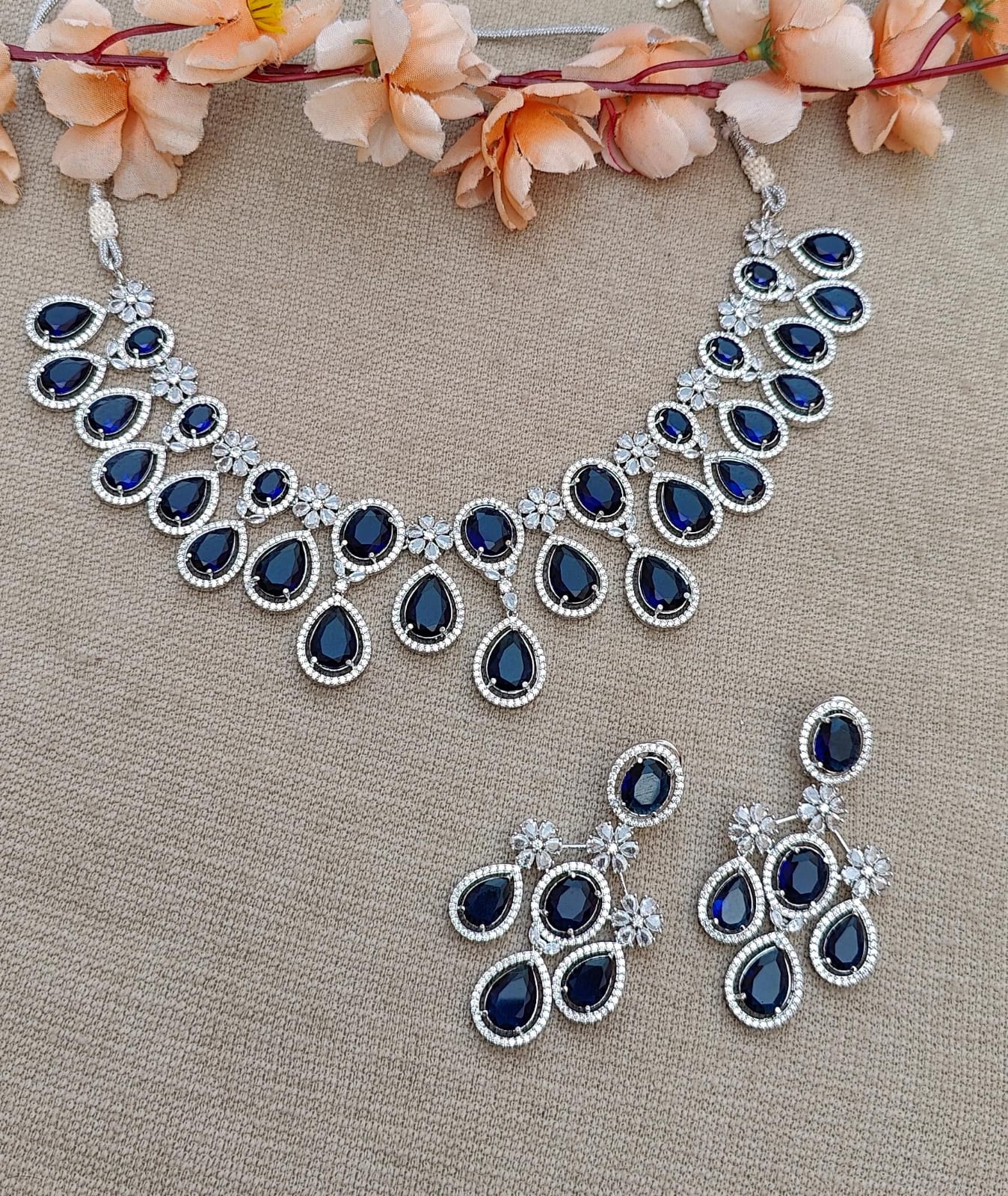 Tanishka AD Necklace Set