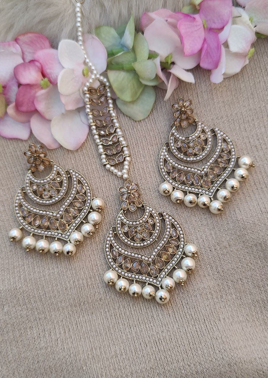 Muskan Polki Earrings Tikka