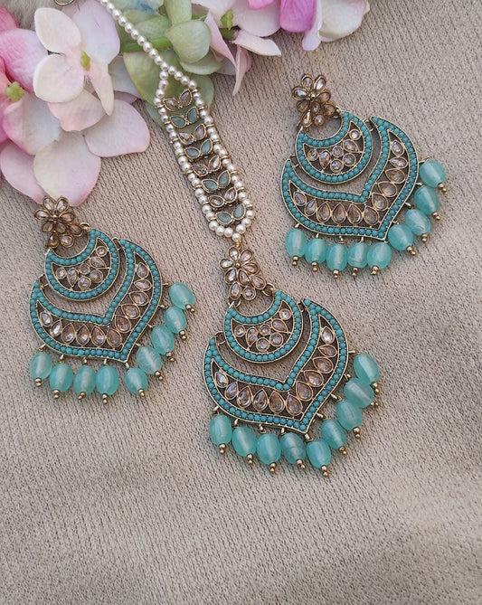 Muskan Polki Earrings Tikka