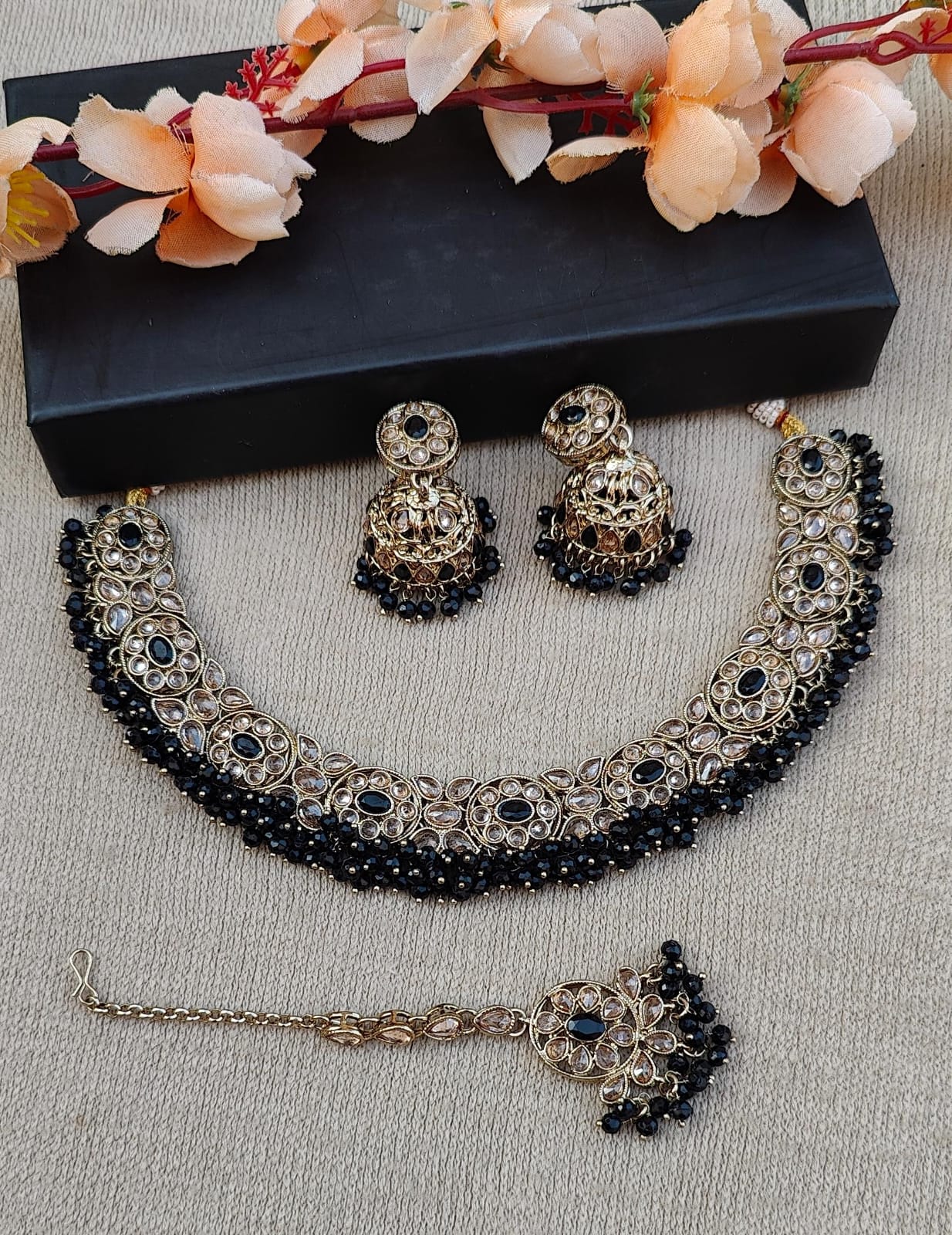 Twinkle Polki Necklace Set