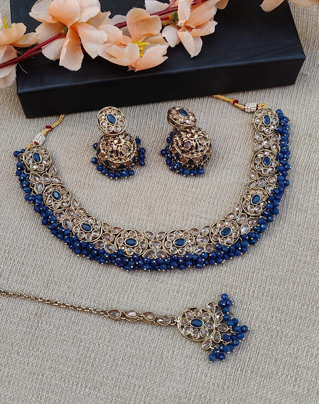 Twinkle Polki Necklace Set