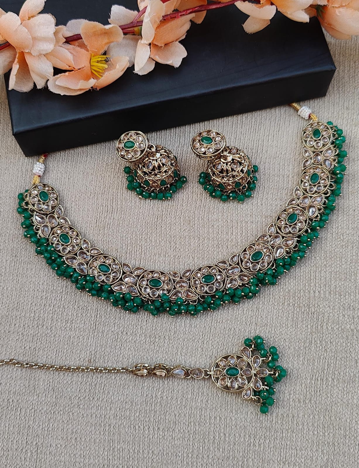 Twinkle Polki Necklace Set