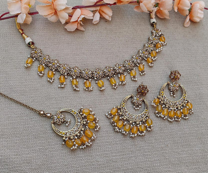 Miraya Polki Necklace Set