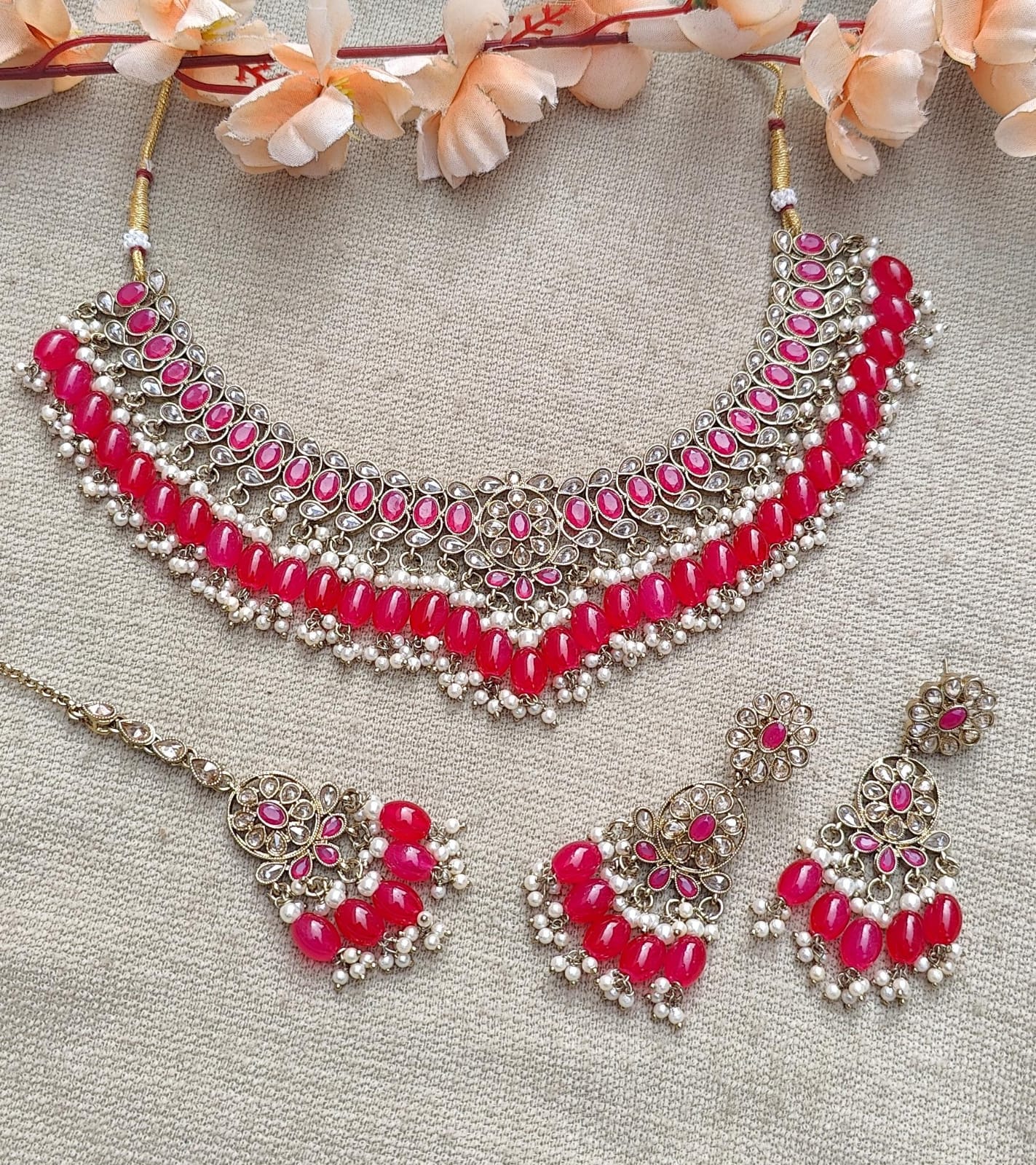 Madhuri Polki Necklace