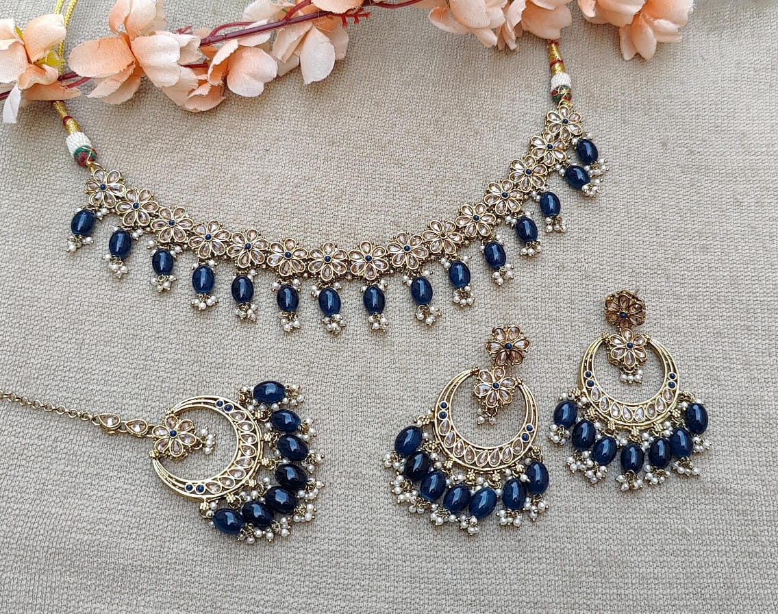 Miraya Polki Necklace Set