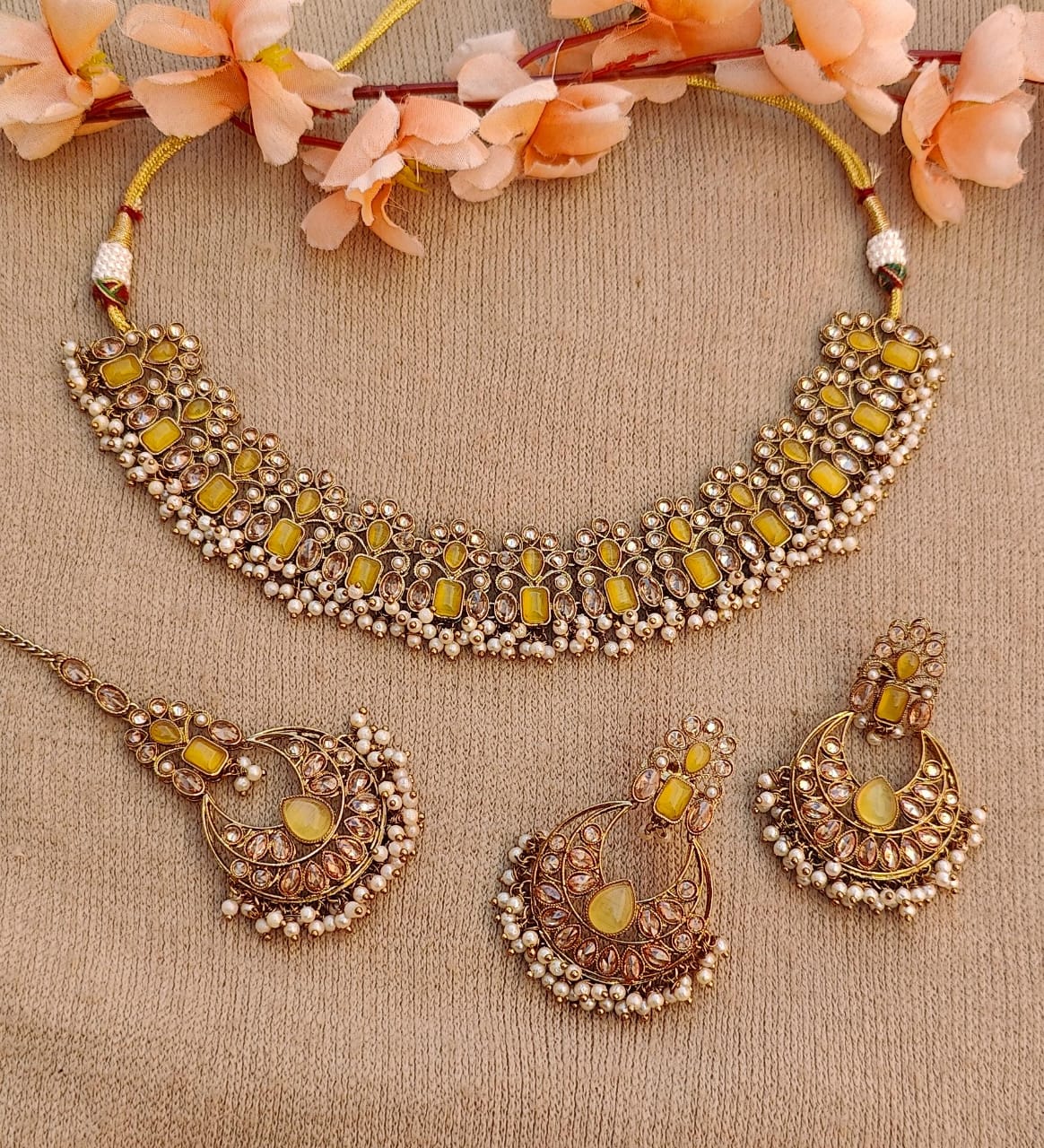 Sheeza Polki Necklace Set