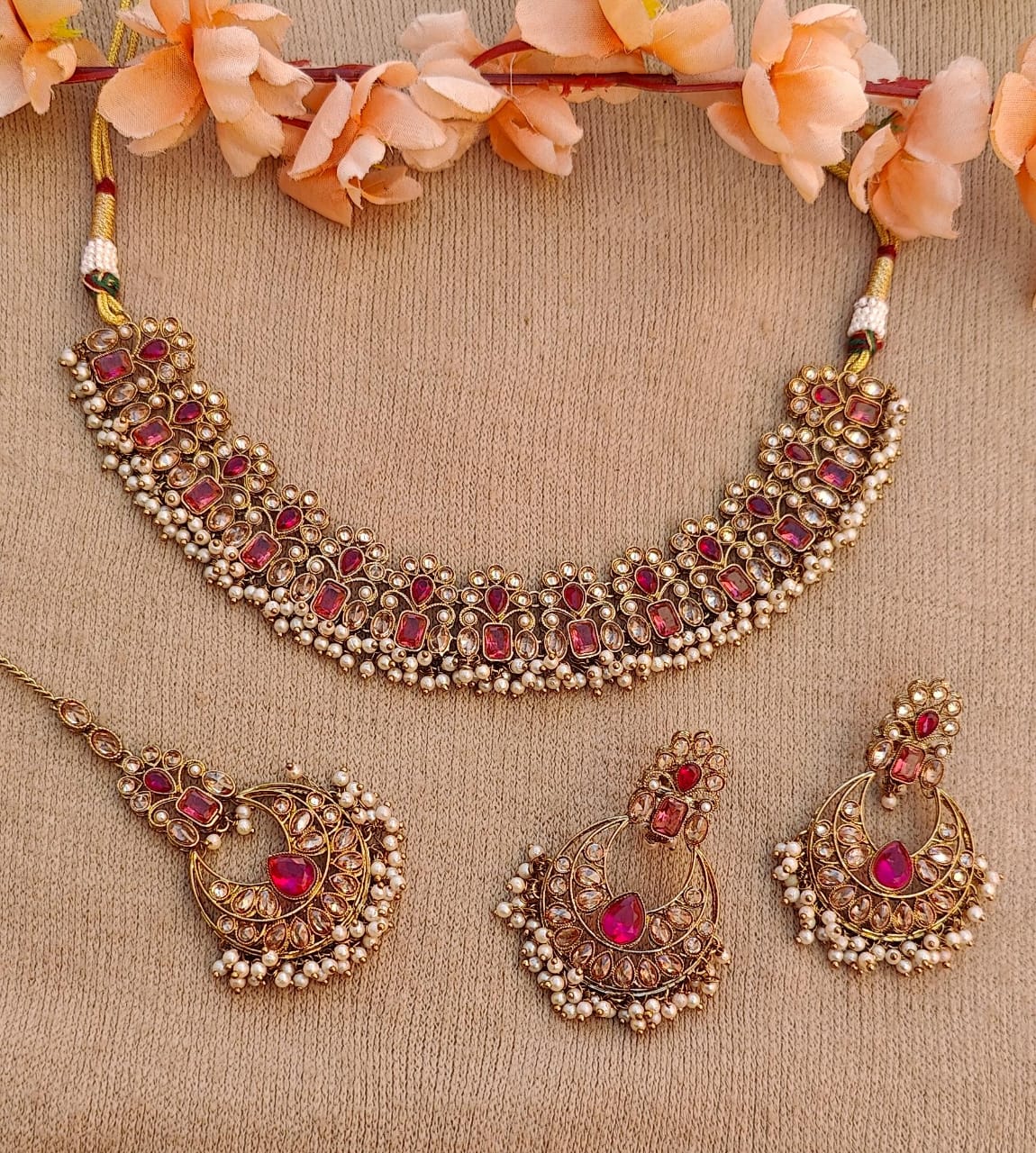 Sheeza Polki Necklace Set