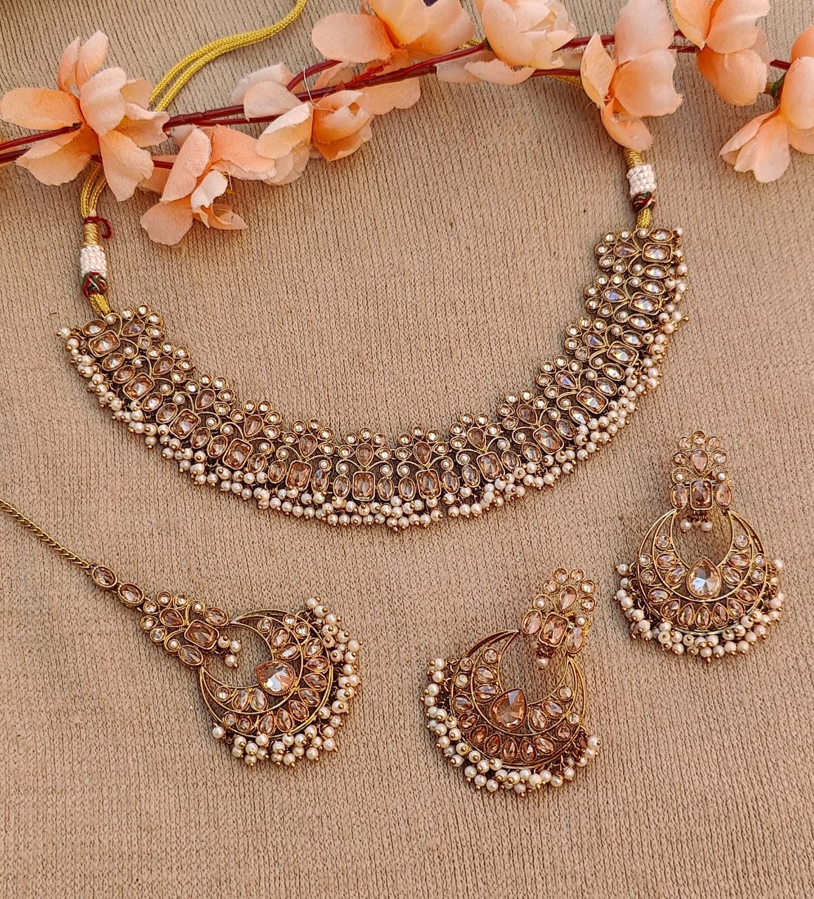 Sheeza Polki Necklace Set