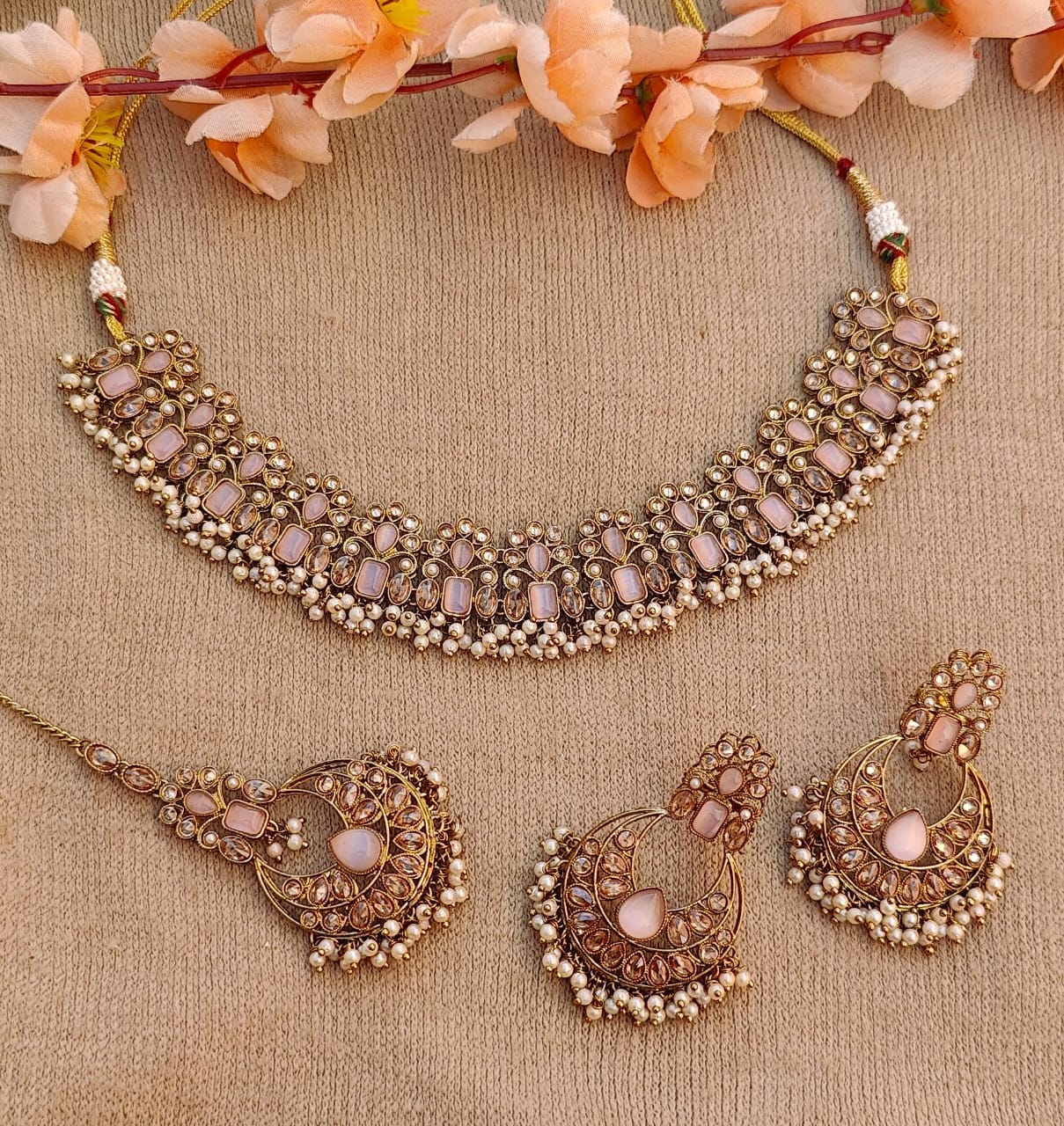 Sheeza Polki Necklace Set