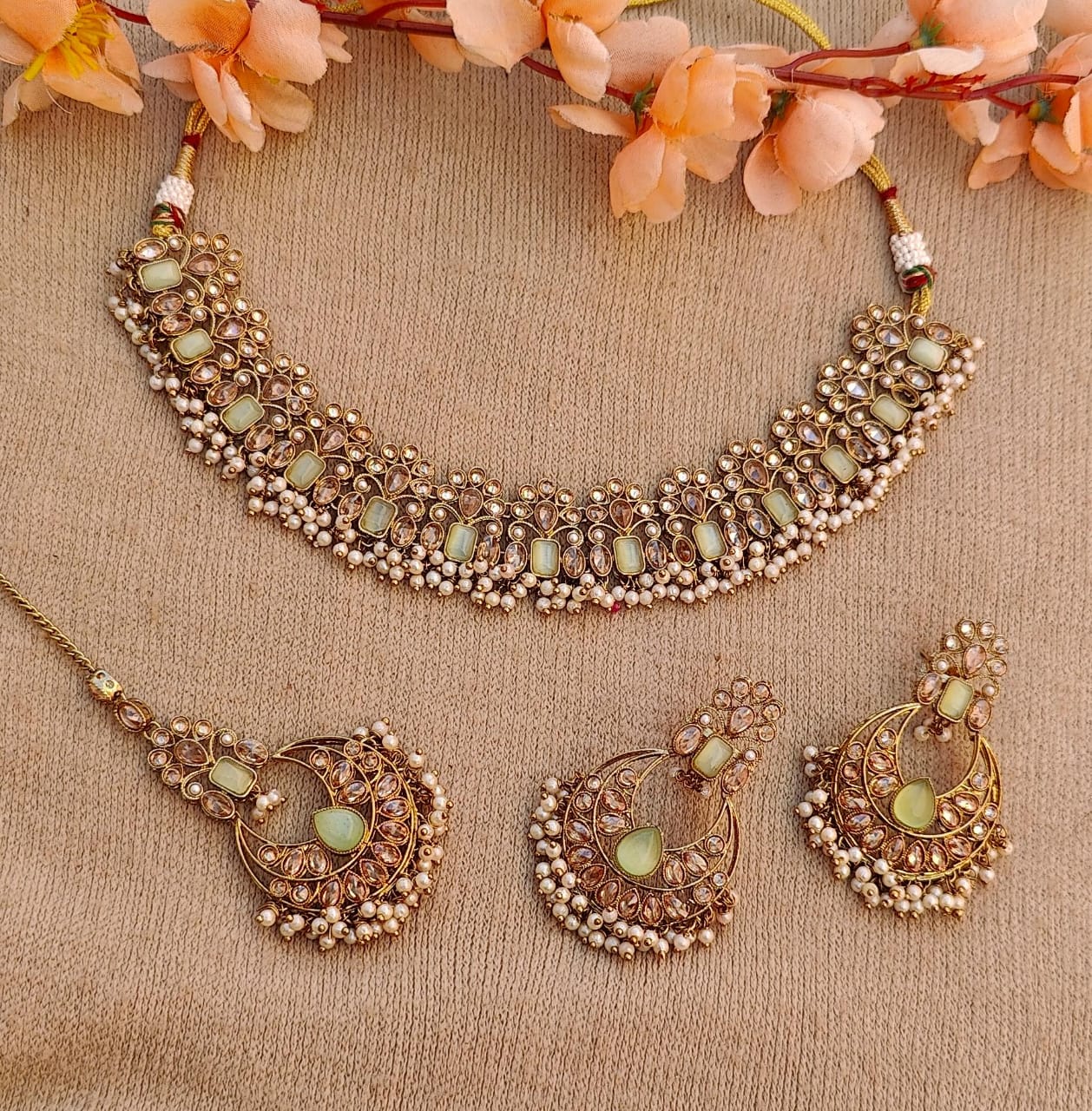 Sheeza Polki Necklace Set