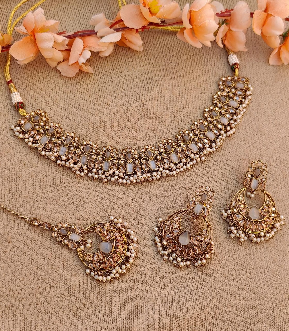 Sheeza Polki Necklace Set