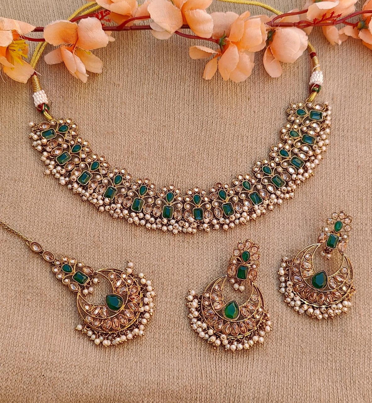 Sheeza Polki Necklace Set