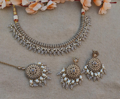 Mouni Polki Necklace Set