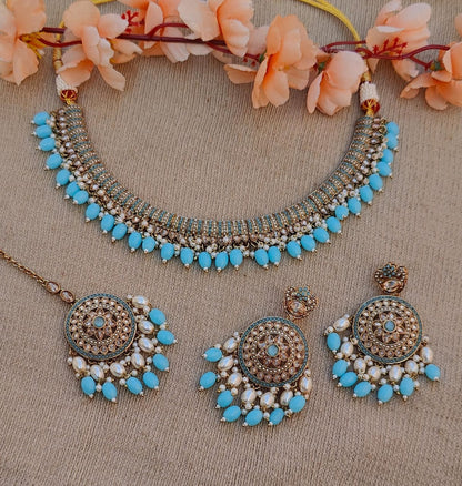 Mouni Polki Necklace Set