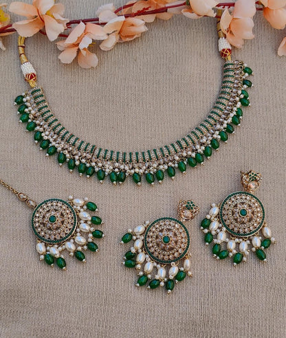 Mouni Polki Necklace Set