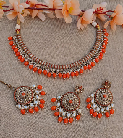 Mouni Polki Necklace Set