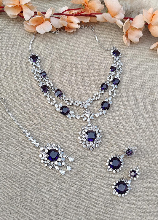 Shreya AD/CZ Necklace Set