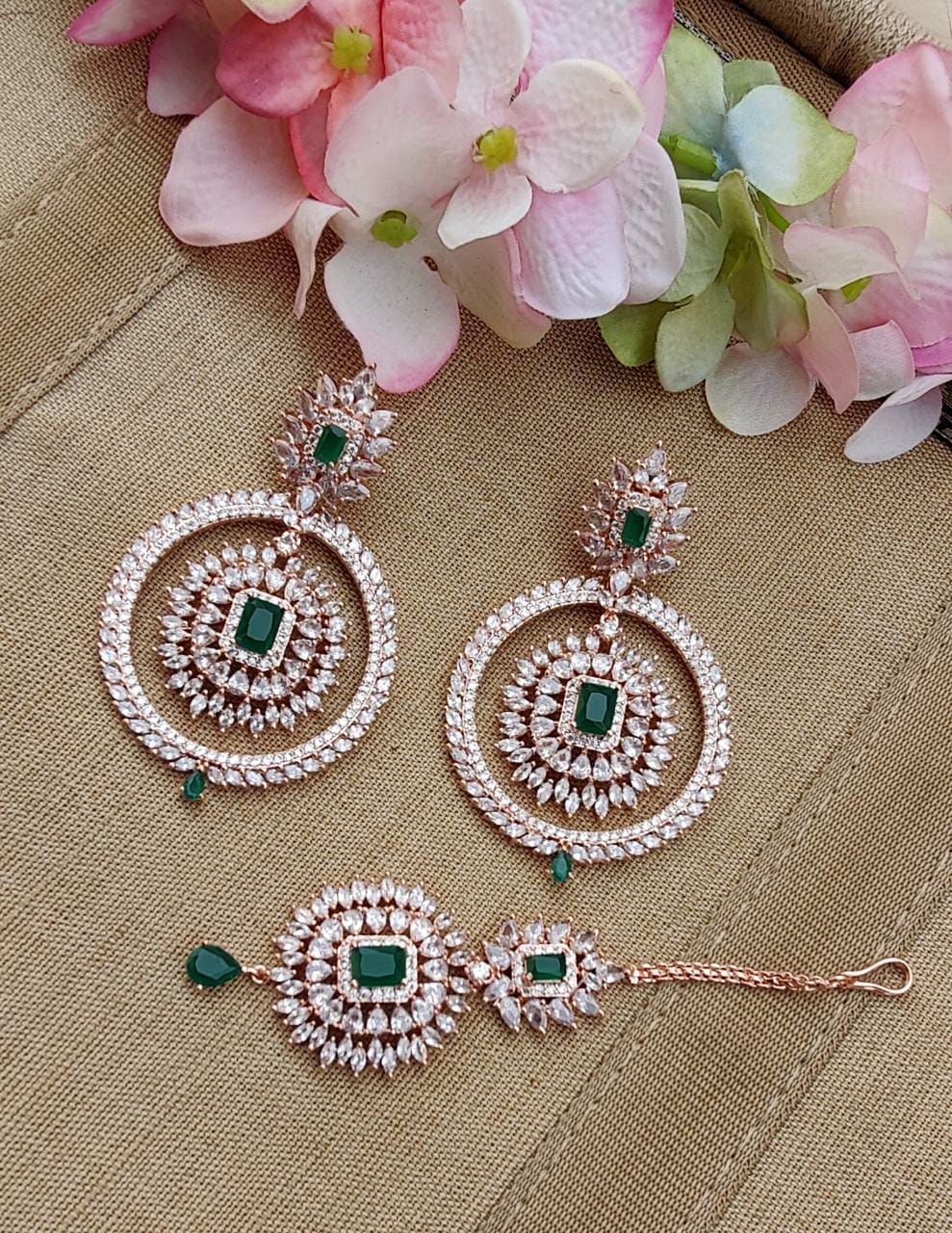 Tanvi AD Earrings Tikka