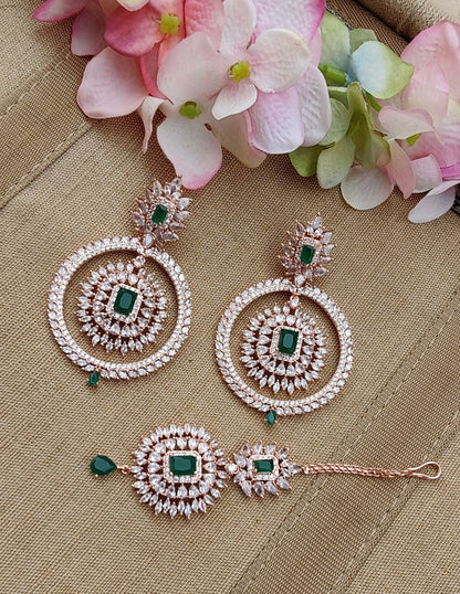 Tanvi AD Earrings Tikka