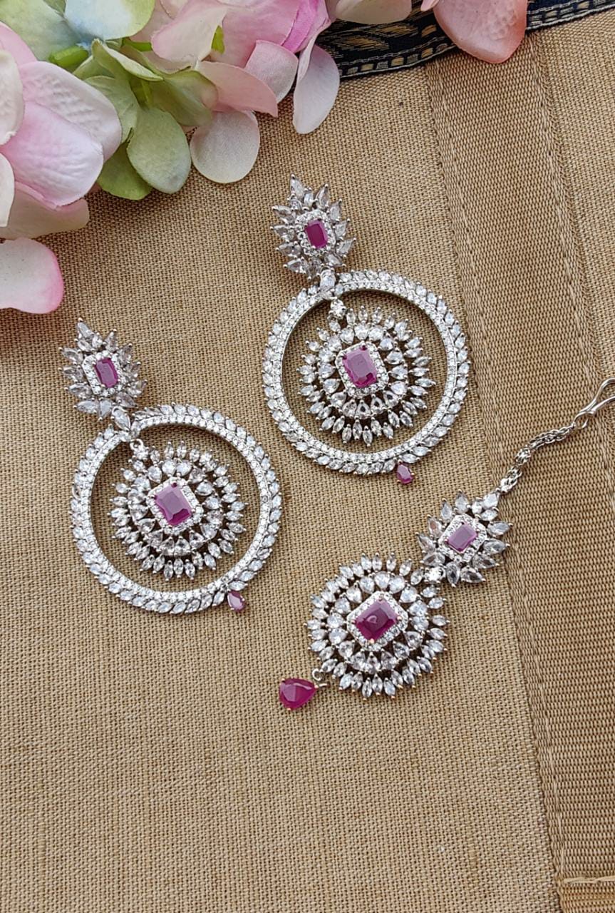 Tanvi AD Earrings Tikka