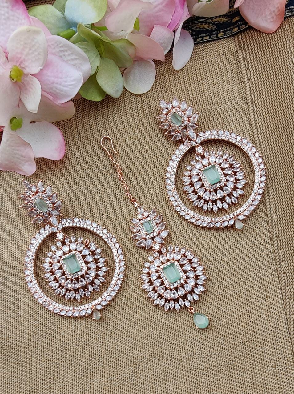 Tanvi AD Earrings Tikka