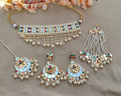 Farzana Mirror Choker