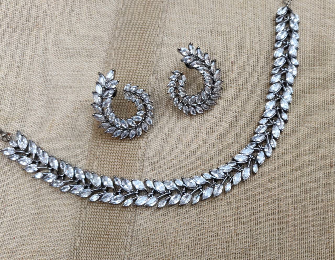 Aarya AD/CZ Necklace Set