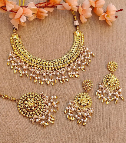 Jassi Gold Necklace Set