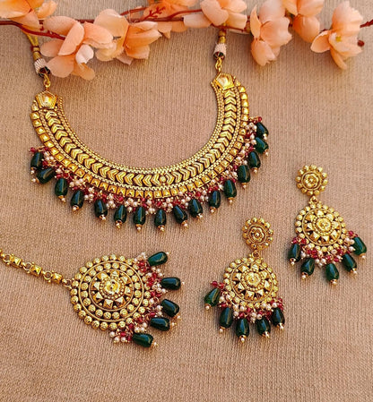 Jassi Gold Necklace Set