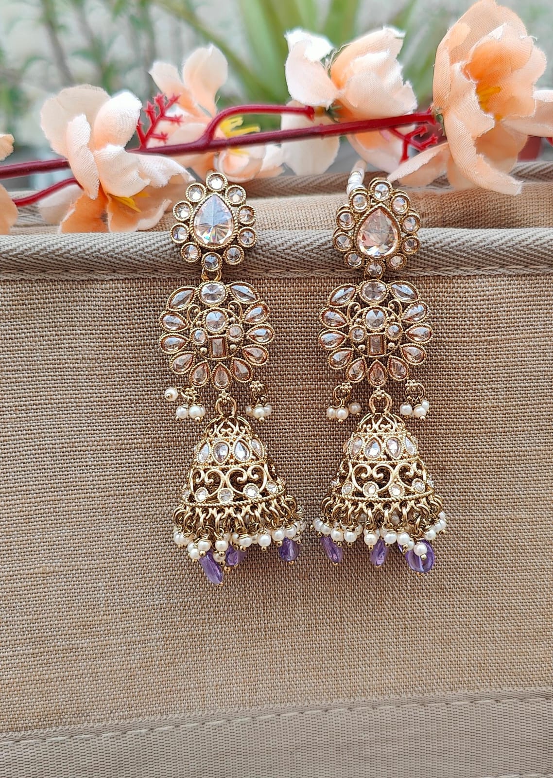 Lipika Polki Jhumkas