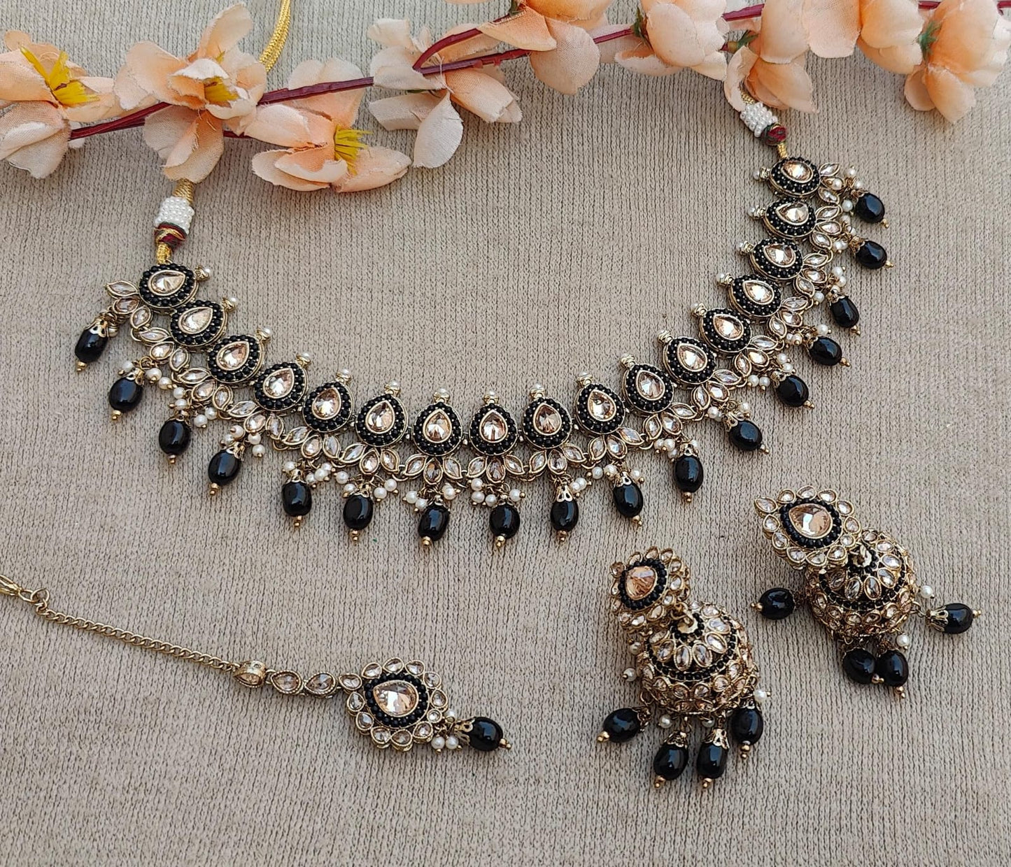 Isha Polki Necklace Set