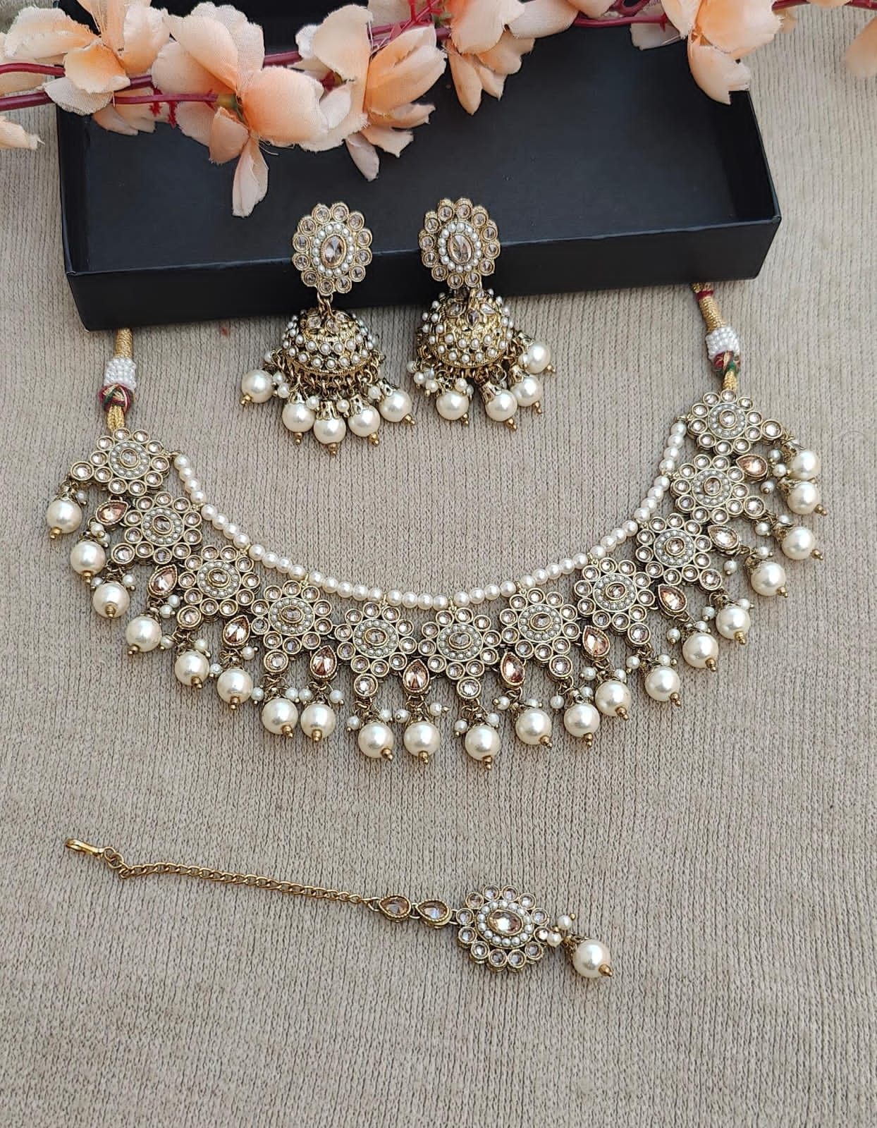 Ayesha Polki Necklace Set