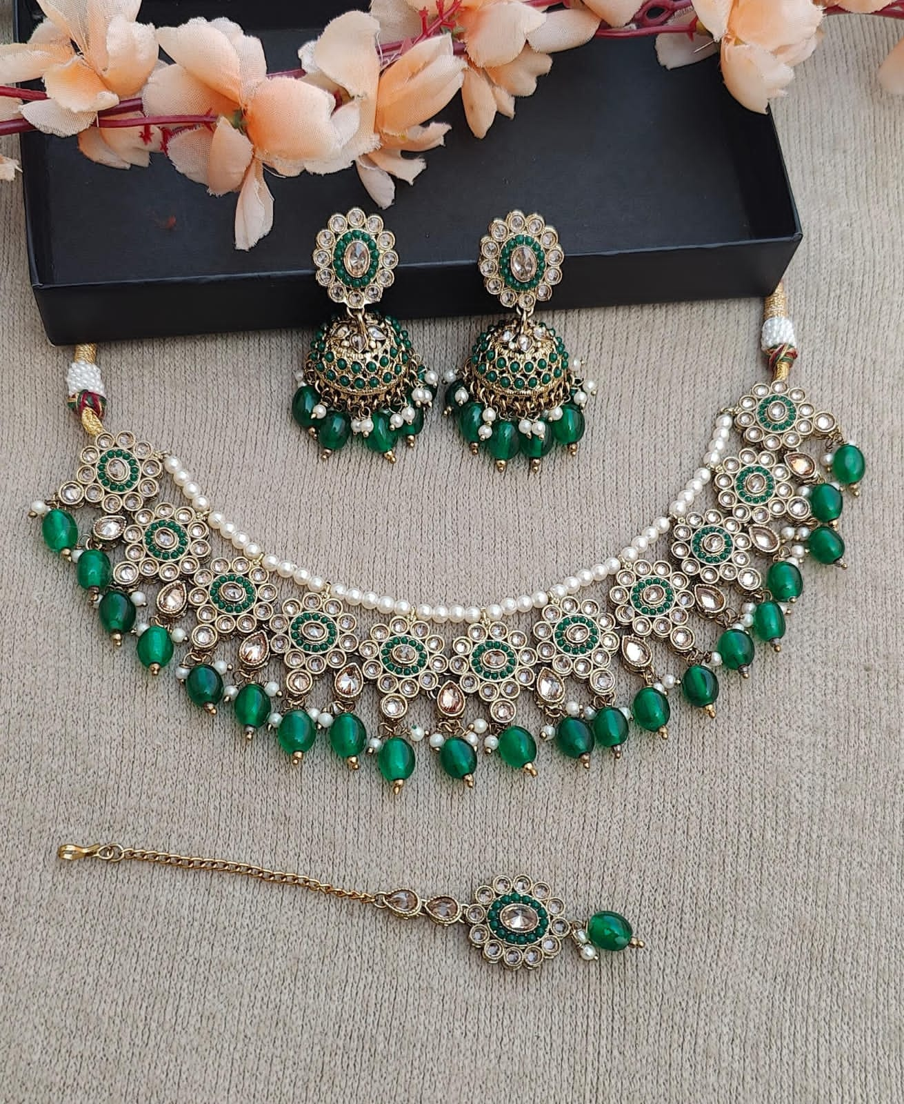 Ayesha Polki Necklace Set