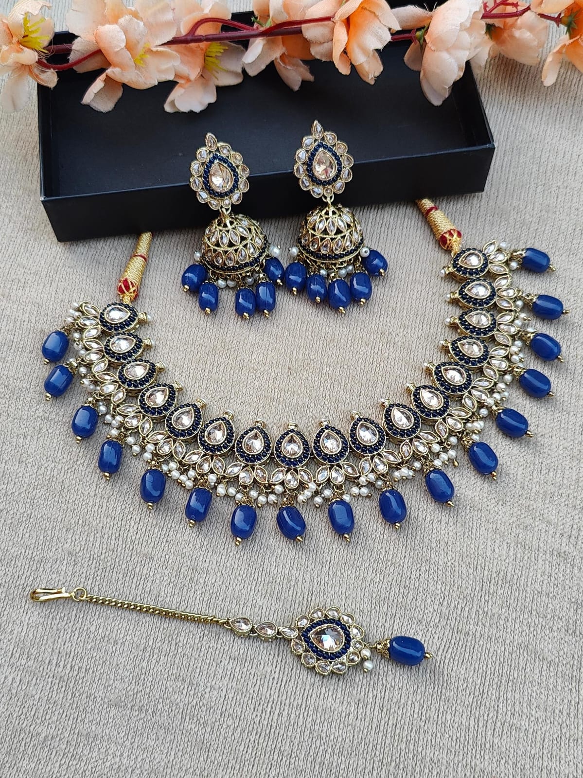 Isha Polki Necklace Set