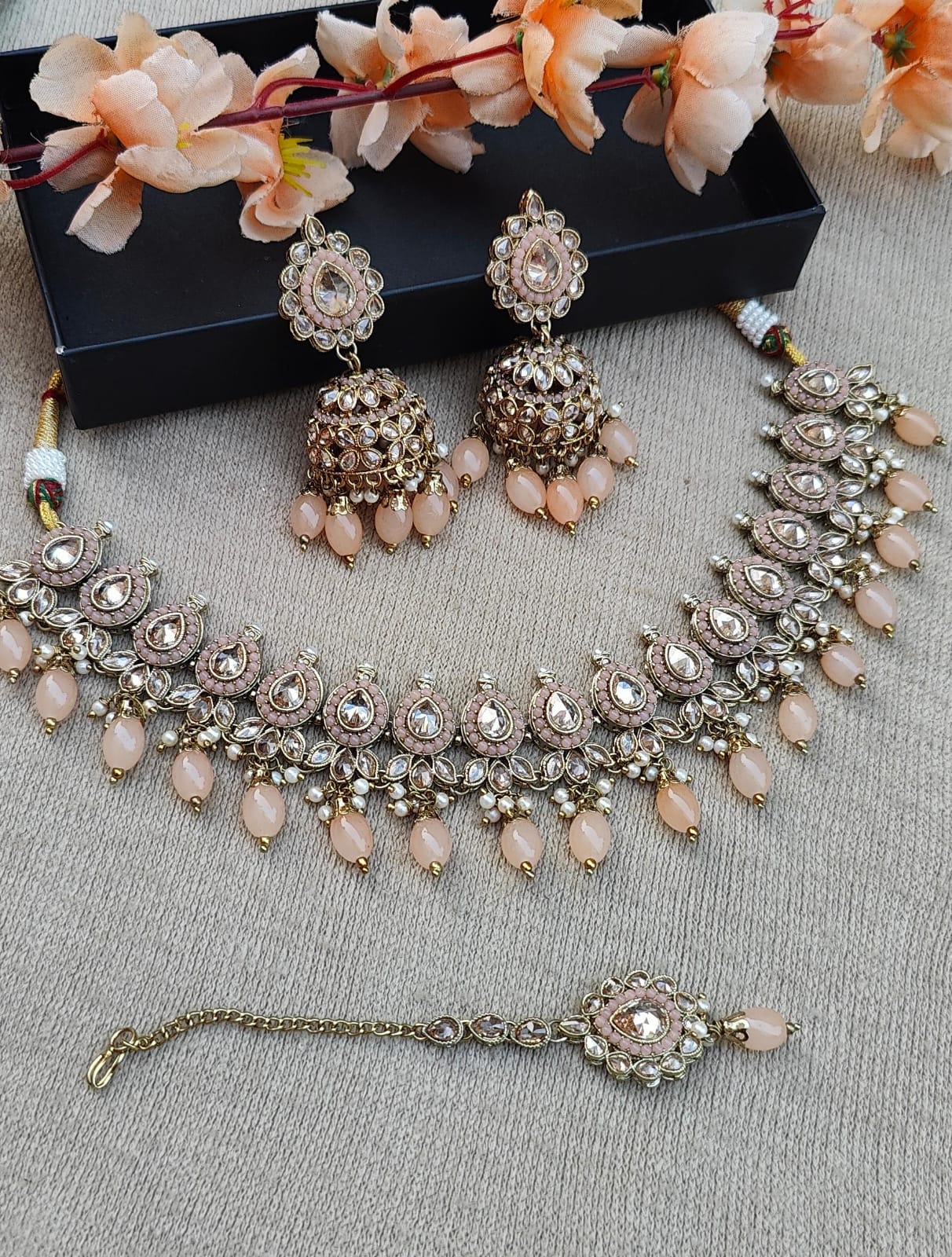 Isha Polki Necklace Set