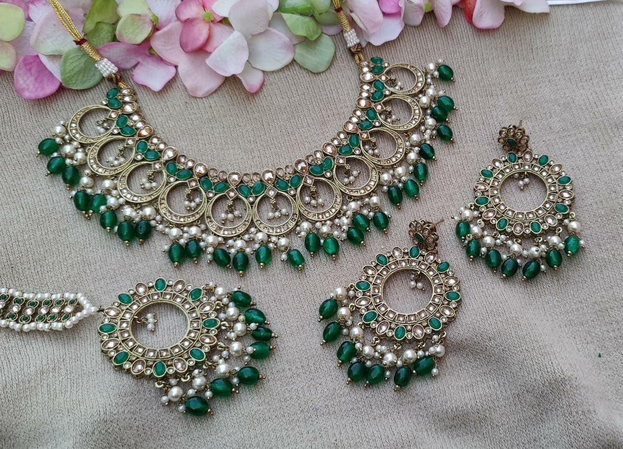 Vanshi Polki Necklace Set