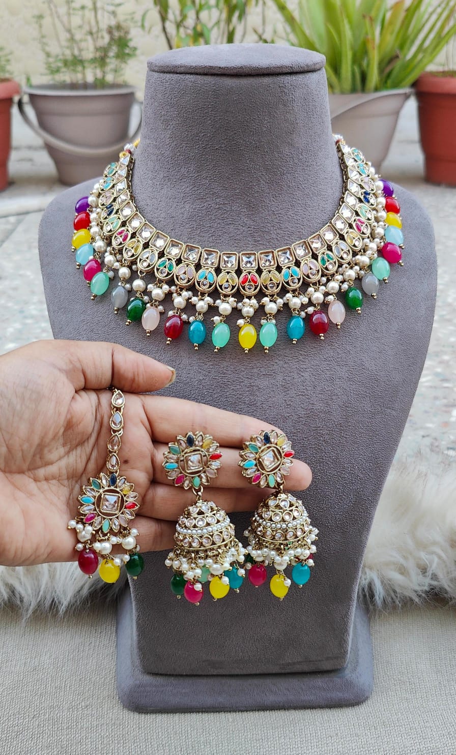 Ayushi Polki Necklace Set