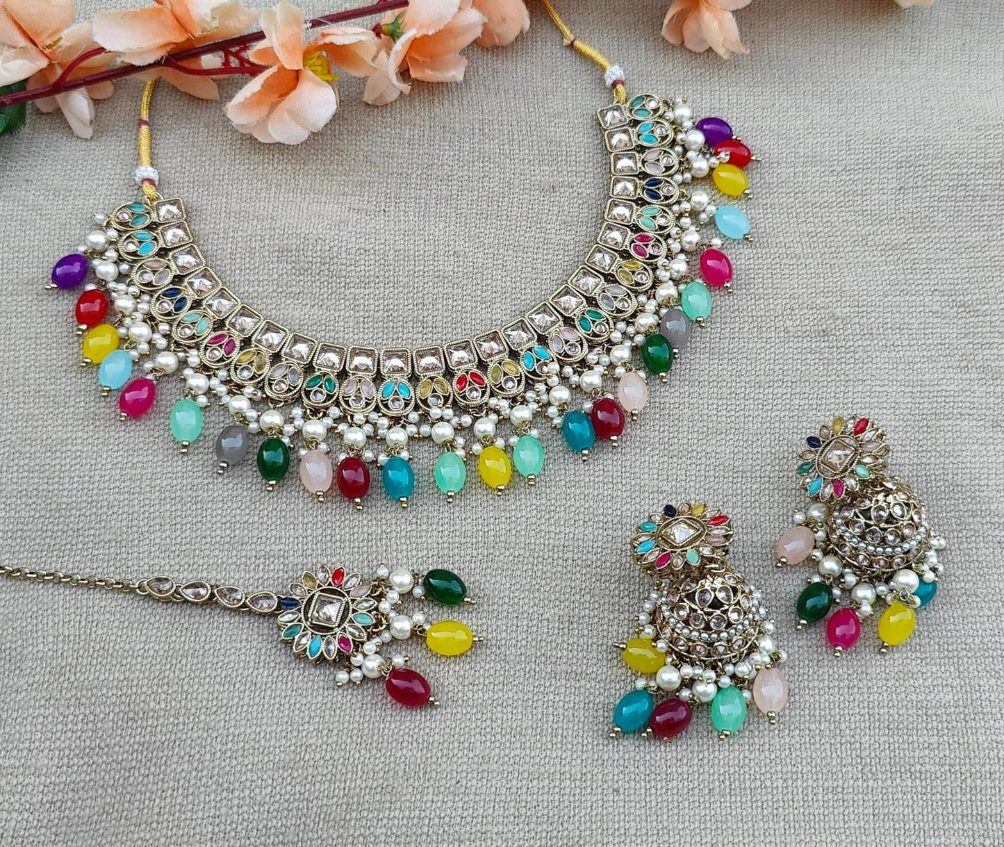 Ayushi Polki Necklace Set