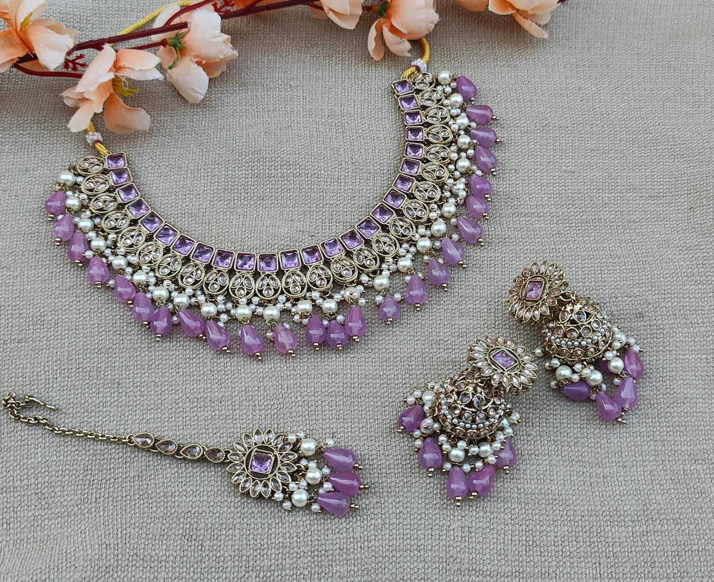 Ayushi Polki Necklace Set