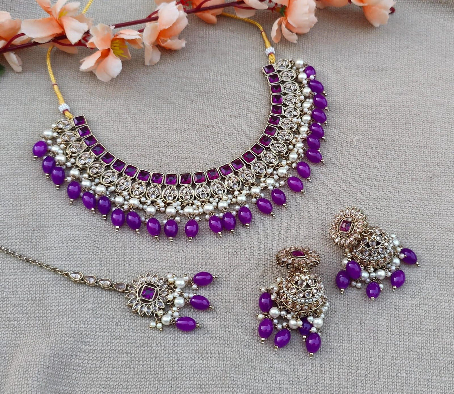 Ayushi Polki Necklace Set