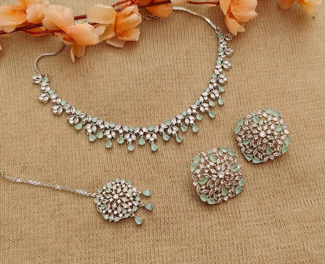 Renuka AD/CZ Necklace Set