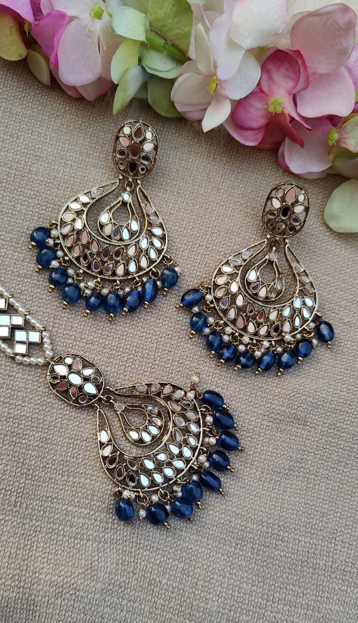 Claire Mirror Earrings Tikka