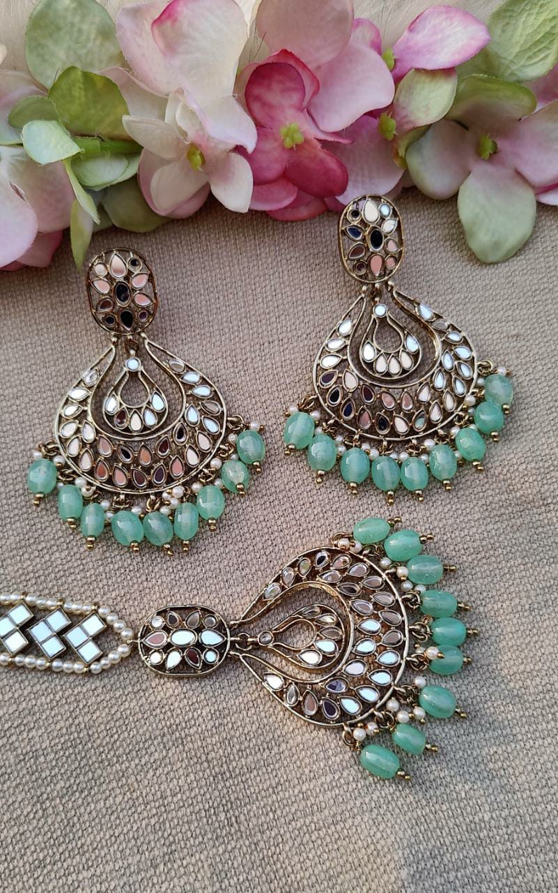 Claire Mirror Earrings Tikka