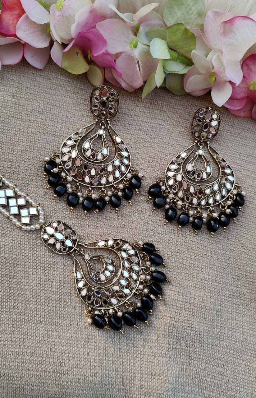 Claire Mirror Earrings Tikka